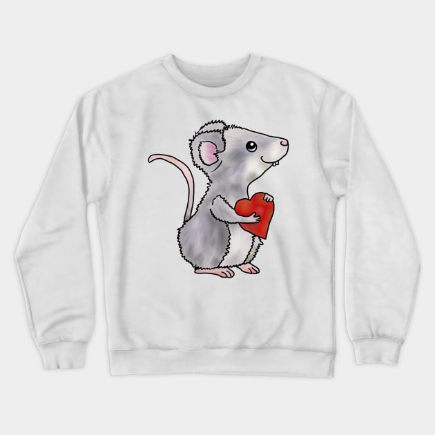 Herzmaus Crewneck Sweatshirt by Blumchen